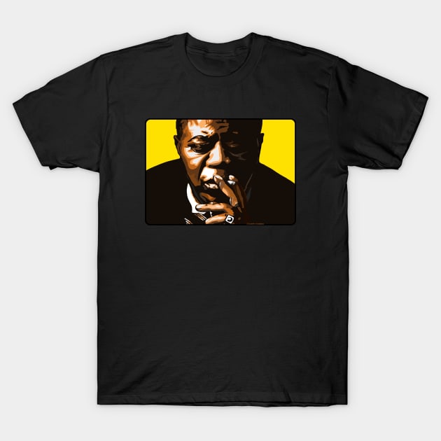 Jazz Genius Louis Armstrong T-Shirt by FanboyMuseum